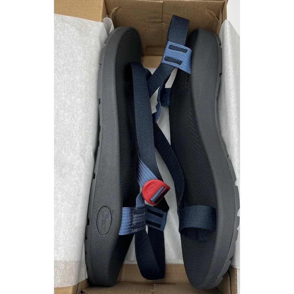 Chaco Mens Bodhi Sport Sandal Size 11 Blue Black  Adjustable Strap Comfort Shoes